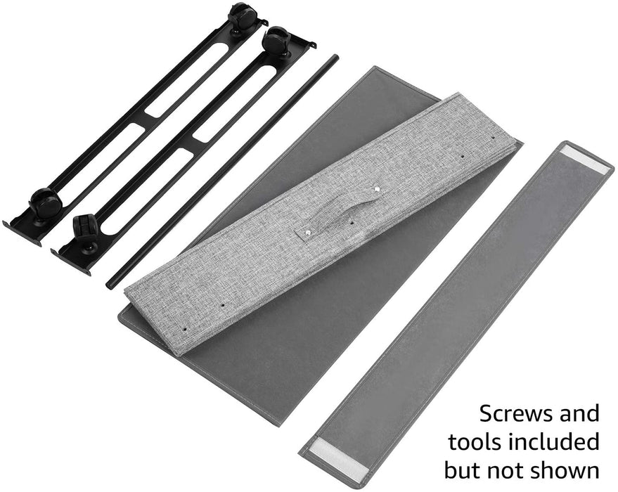 Underbed Storage with Wheels (Two Pack) - Grey