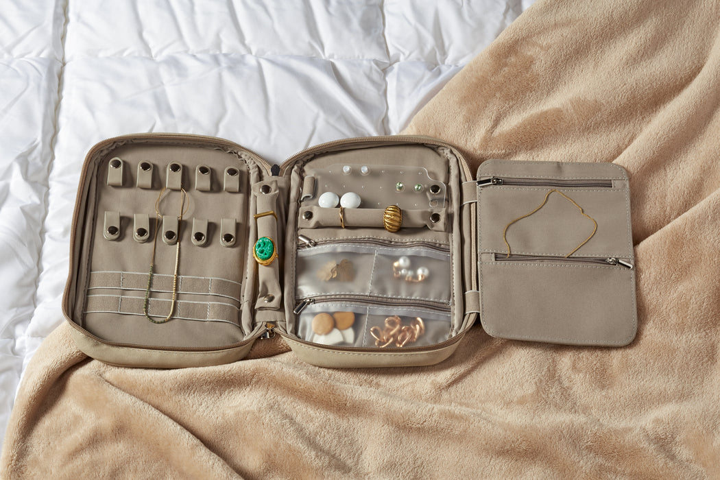 Travel Jewelry Organizer - Grey