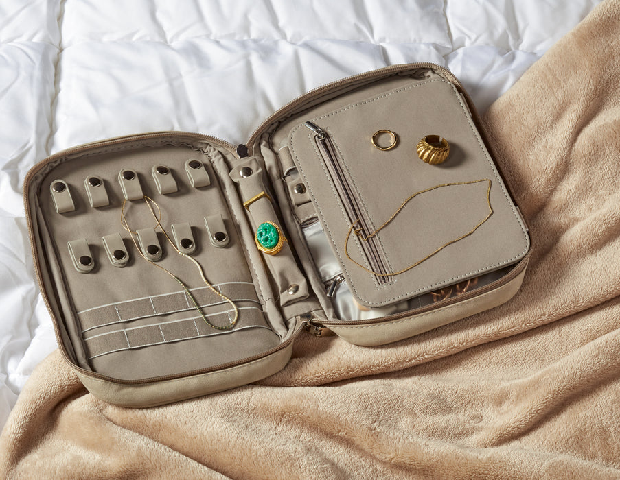 Travel Jewelry Organizer - Grey