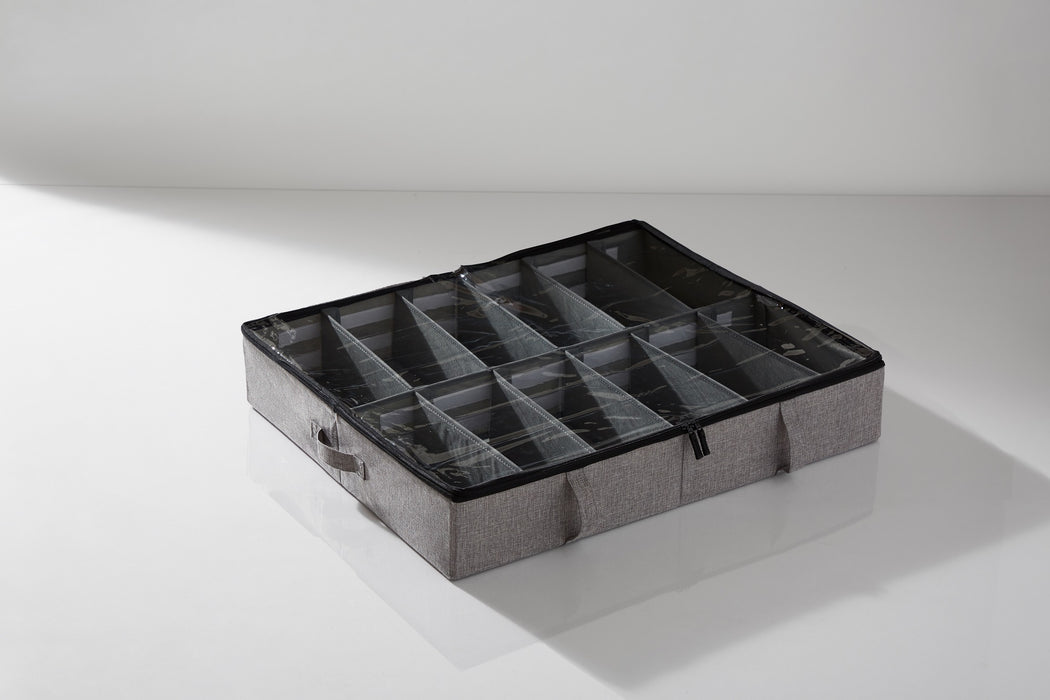 Underbed Shoe Storage (One Pack) - Grey
