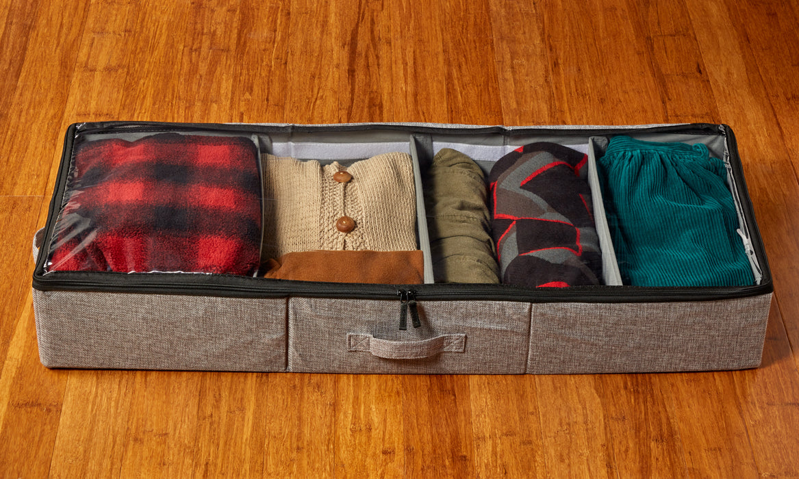 Underbed Clothing Storage (Two Pack) - Grey