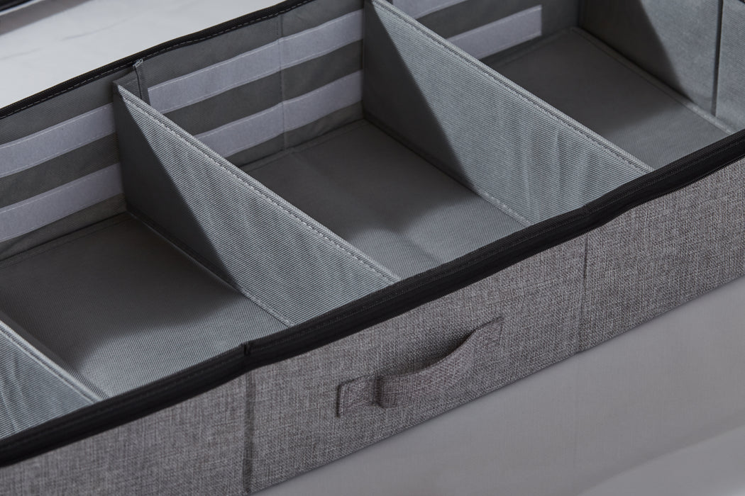 Underbed Clothing Storage (Two Pack) - Grey
