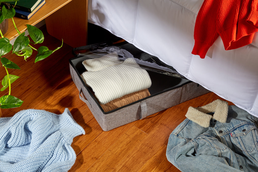 Underbed Clothing Storage (Two Pack) - Grey