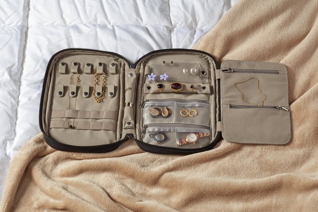 Travel Jewelry Organizer - Black