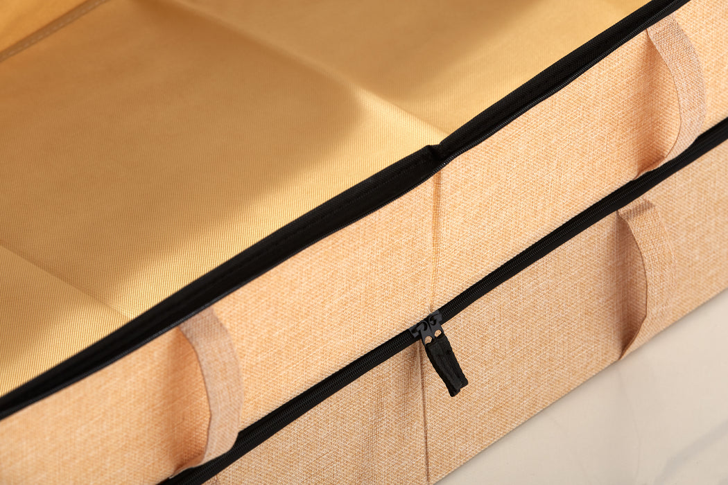 Underbed Clothing Storage (Two Pack) - Cream
