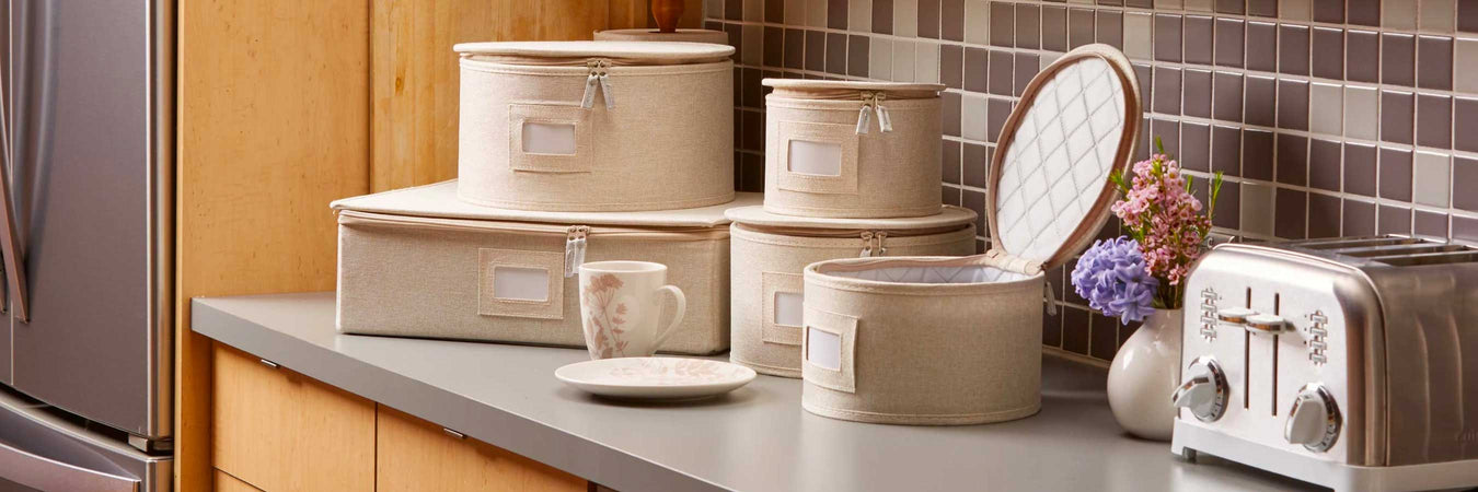 StorageLAB Cup and Mug Storage Containers for Kitchen Organization – Q