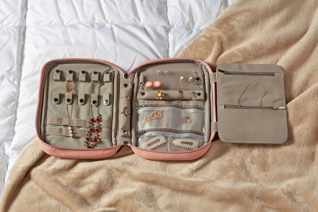 Travel Jewelry Organizer - Pink